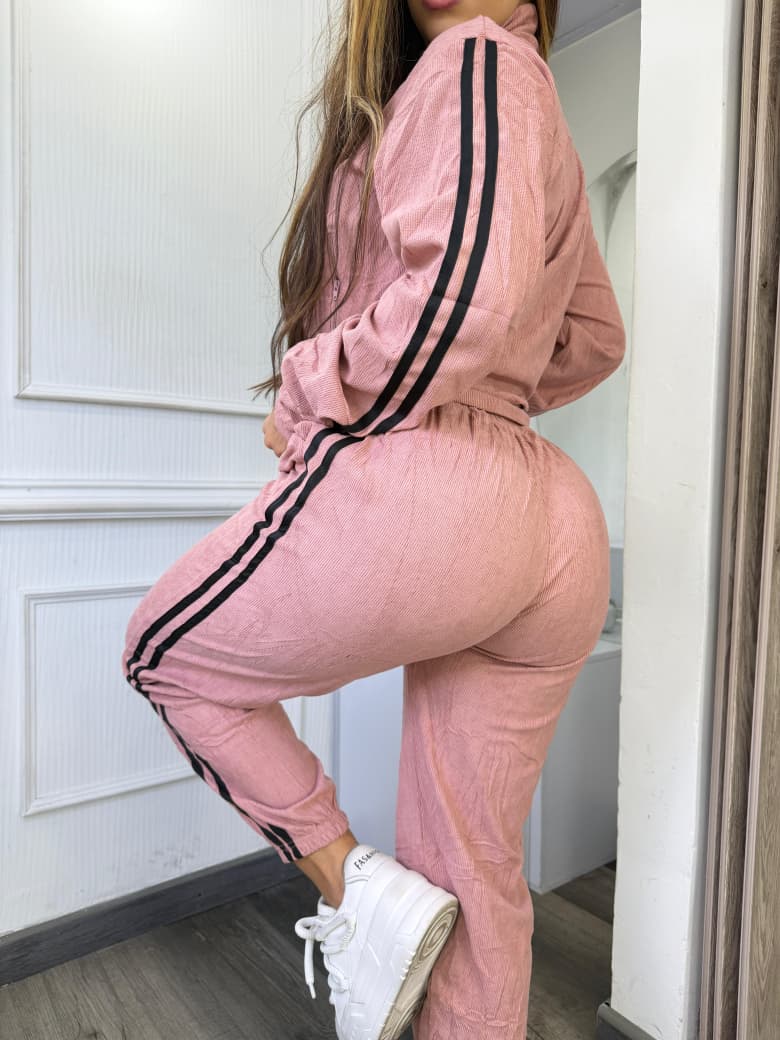 Conjunto Deportivo Dama Premium Corduroy | Chaqueta + Pantalón 5 Conjunto Deportivo Dama Premium Corduroy | Chaqueta + Pantalón - Imagen 5